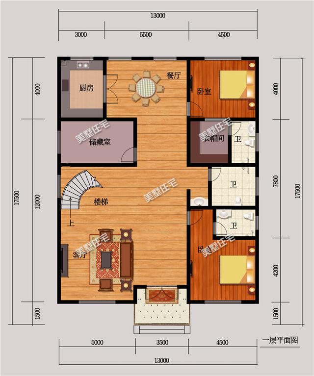 5款二層農(nóng)村簡(jiǎn)歐別墅設(shè)計(jì)圖，造價(jià)經(jīng)濟(jì)功能多，風(fēng)景先生看了都說好