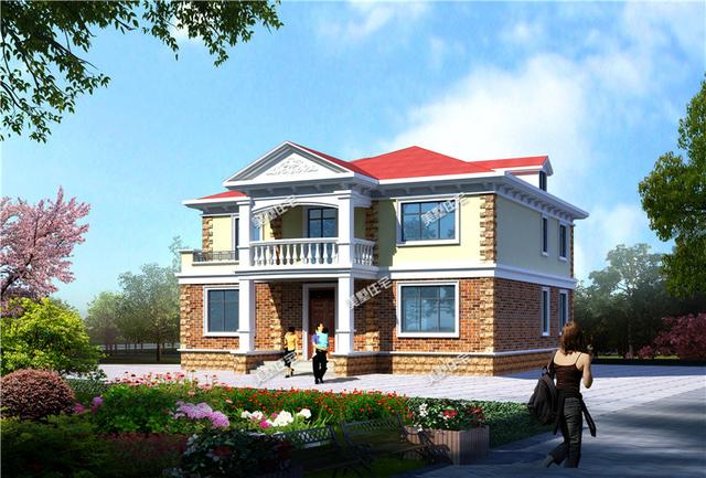 5款二層農(nóng)村簡(jiǎn)歐別墅設(shè)計(jì)圖，造價(jià)經(jīng)濟(jì)功能多，風(fēng)景先生看了都說好