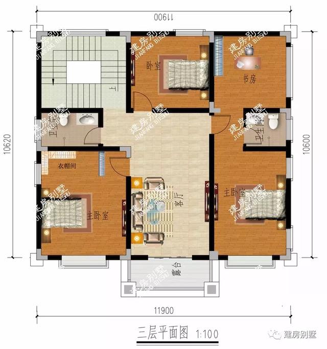四層別墅一定要建的氣派，像這兩款別墅設計圖建好后誰看誰羨慕