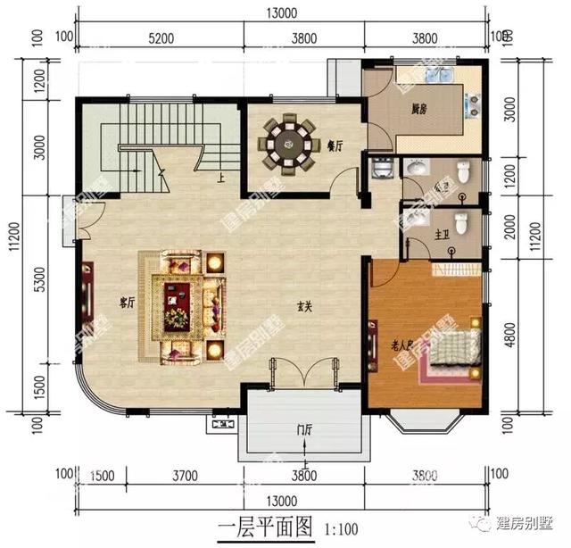 四層別墅一定要建的氣派，像這兩款別墅設計圖建好后誰看誰羨慕
