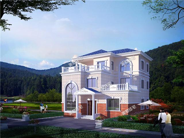 3款三層自建房別墅設(shè)計(jì)圖，歐式外觀內(nèi)在實(shí)用，設(shè)計(jì)華麗，戶型合理