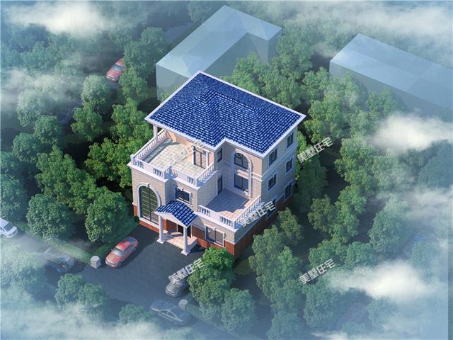 3款三層自建房別墅設(shè)計(jì)圖，歐式外觀內(nèi)在實(shí)用，設(shè)計(jì)華麗，戶型合理