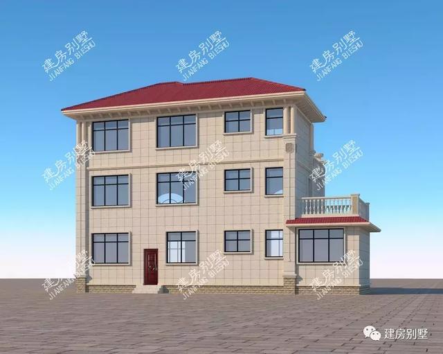 兩款簡約實用的三層別墅設計圖，不僅外觀簡約，而且布局實用