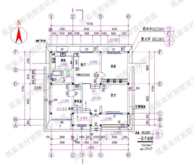 2款25萬以內漂亮的二層農村自建房全套CAD施工效果圖設計圖，建房子，住的舒服最重要