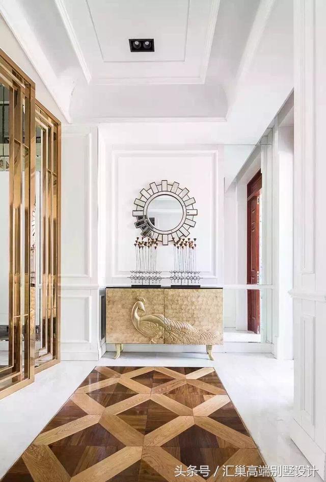 這樣小清新的別墅裝修，奢華大氣不浮夸，這種簡約歐式風你喜歡嗎？