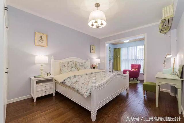 這樣小清新的別墅裝修，奢華大氣不浮夸，這種簡約歐式風你喜歡嗎？