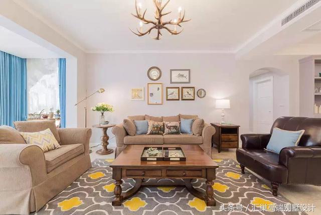 這樣小清新的別墅裝修，奢華大氣不浮夸，這種簡約歐式風你喜歡嗎？