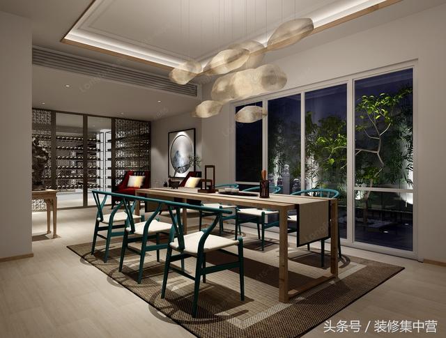 650㎡時尚混搭別墅裝修案例，多元化設(shè)計元素相結(jié)合，服裝可以混搭，房子也可以