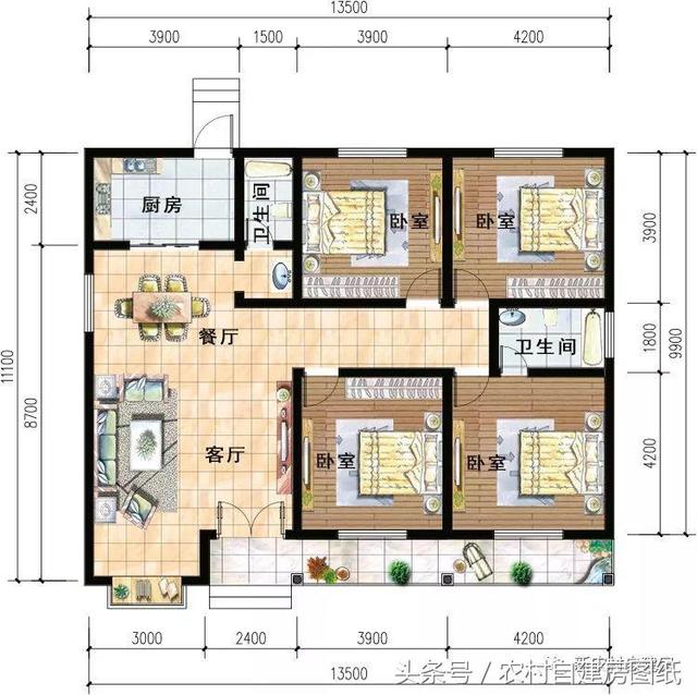今年最暢銷的9款農村別墅設計施工圖，總有適合你的那一款