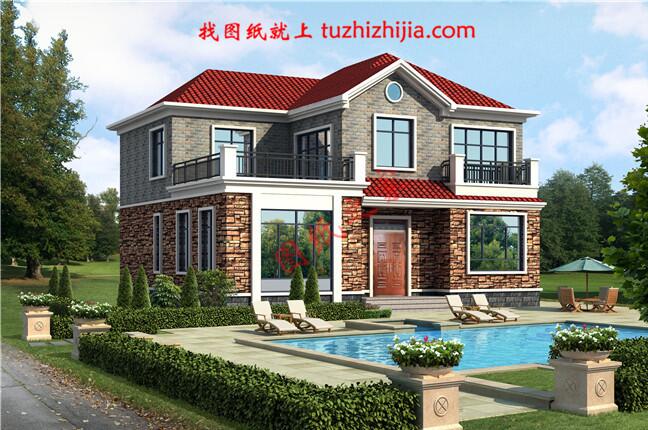 最好看的農(nóng)村二層樓房,第1款23萬建好，第2款25萬建好，但都喜歡第1款？