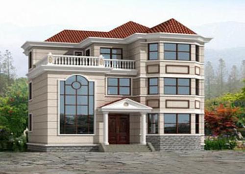 2款12×12米三層農(nóng)村私家別墅，造價30萬，帶挑空客廳+健身室+落地窗，采用多窗設(shè)計，采光透氣。