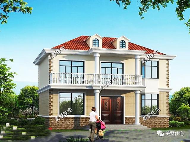 6棟等面寬的農村別墅設計圖，好看又實用，兩層三層都有，村里人看了都喜歡