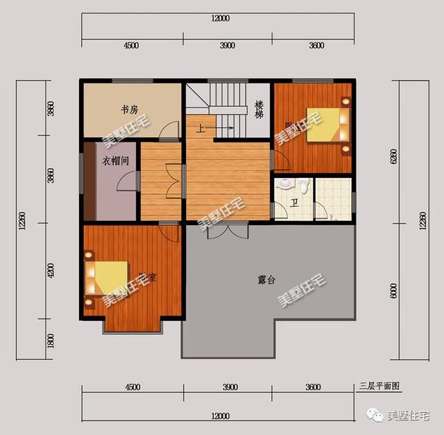 6棟等面寬的農村別墅設計圖，好看又實用，兩層三層都有，村里人看了都喜歡