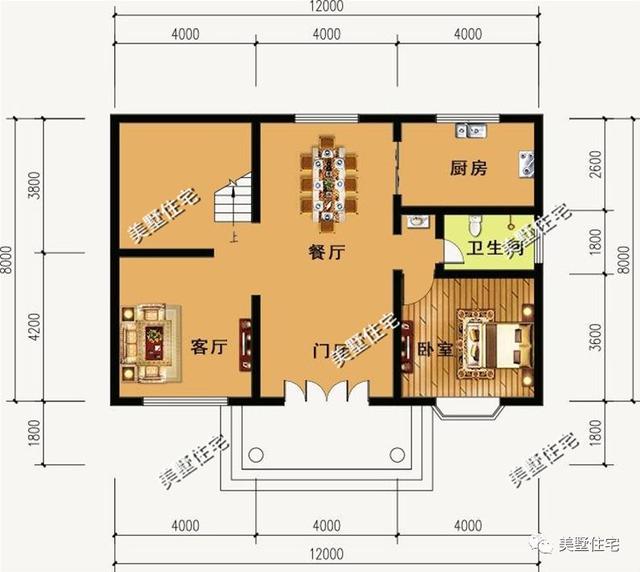 6棟等面寬的農村別墅設計圖，好看又實用，兩層三層都有，村里人看了都喜歡