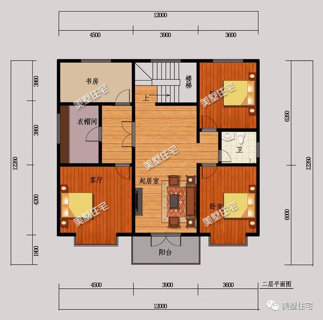 6棟等面寬的農村別墅設計圖，好看又實用，兩層三層都有，村里人看了都喜歡