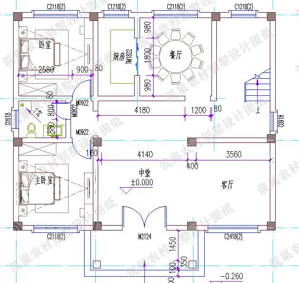 2款三層農(nóng)村自建房，主體造價40萬，戶型實用大氣，空間足夠?qū)挸?，功能多樣，滿足三四代同堂沒問題！