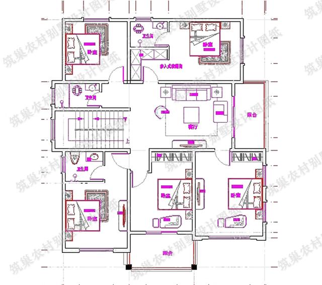 2款三層農(nóng)村自建房，主體造價40萬，戶型實用大氣，空間足夠?qū)挸?，功能多樣，滿足三四代同堂沒問題！