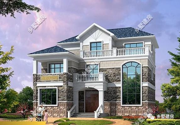 2款農(nóng)村三層別墅設(shè)計圖，豪華大氣，不到30萬卻建出了豪宅的效果！你會選哪款？