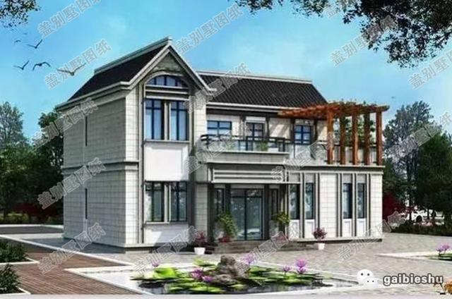 2廳5臥3衛二層別墅設計圖，14×10米，造價25萬，帶火炕