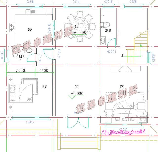 120平米12x10米二層農村自建房，經濟實用，設計新穎美觀，造價20萬左右