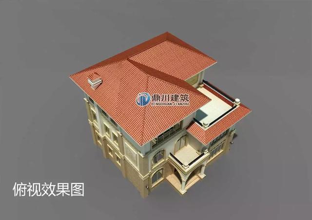 三層歐式別墅設計圖，11.8x12.5米，有棋牌室、多功能廳，含7個臥室，案例2最美，案例3花了50萬