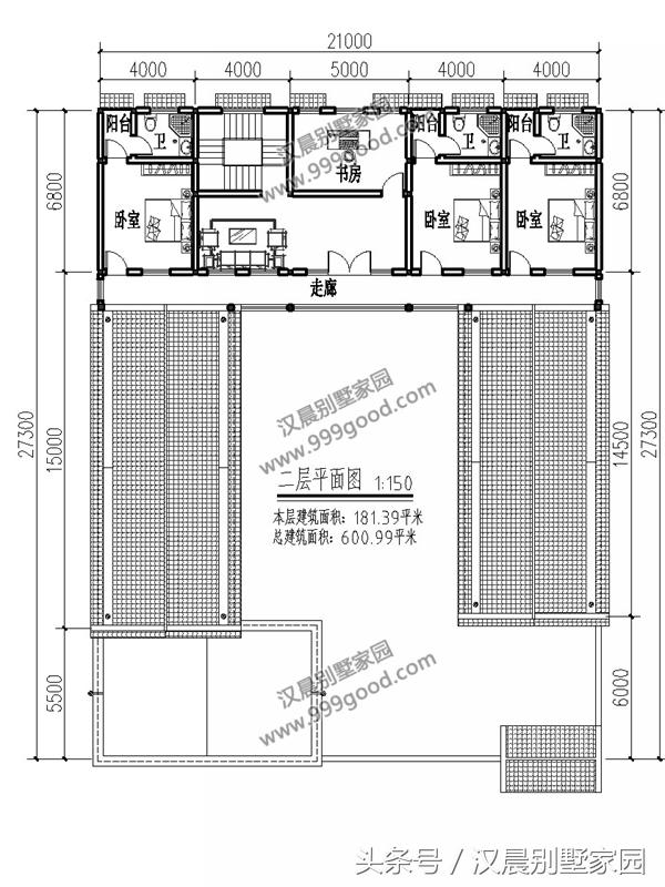 2棟新中式別墅設計圖，傳統形式結合現代建筑元素建成的三合院，當下農村蓋房的新選擇！