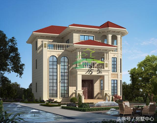 湖南衡陽(yáng)三層精品小別墅設(shè)計(jì)圖，豪華大氣，占地還小！