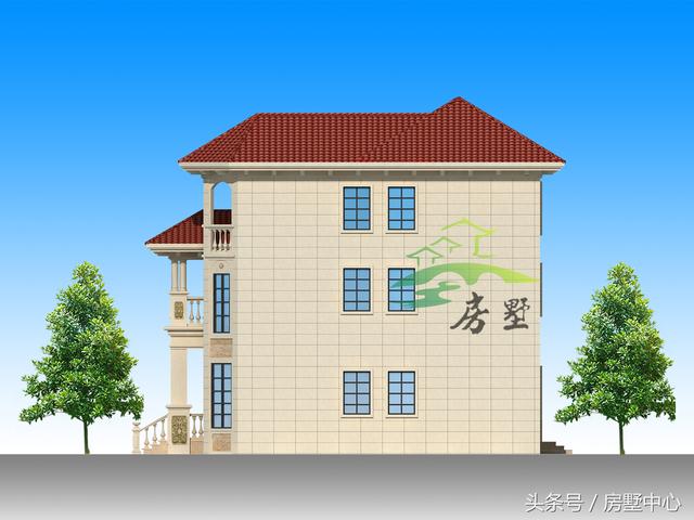 湖南衡陽(yáng)三層精品小別墅設(shè)計(jì)圖，豪華大氣，占地還小！