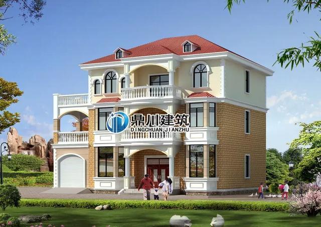 12套歐式自建別墅設(shè)計(jì)圖，任意一棟都精致大氣，農(nóng)村生活一樣過的舒適有品味，不比城里差！