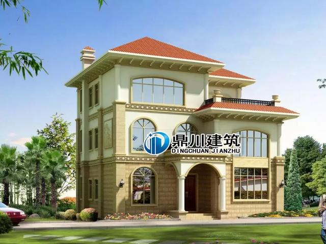 12套歐式自建別墅設(shè)計(jì)圖，任意一棟都精致大氣，農(nóng)村生活一樣過的舒適有品味，不比城里差！