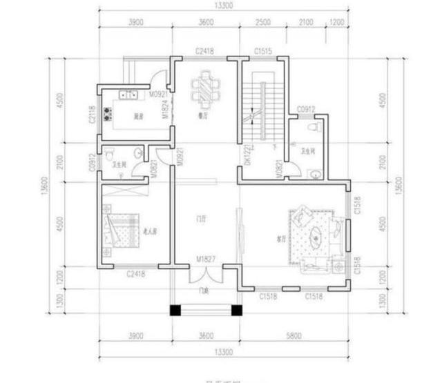 二層農村自建房，帶堂屋， 經濟實用，美觀大氣，真正適合農村人的自建房！