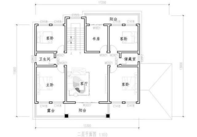 二層農村自建房，帶堂屋， 經濟實用，美觀大氣，真正適合農村人的自建房！