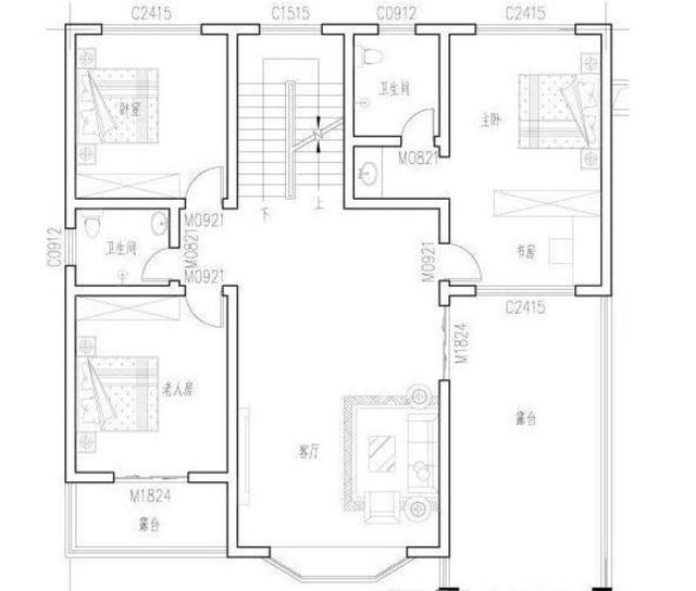二層農村自建房，帶堂屋， 經濟實用，美觀大氣，真正適合農村人的自建房！