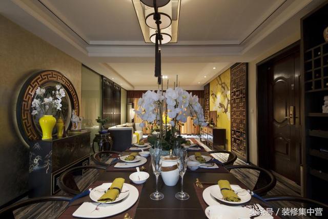 200平新中式裝修，現代時尚元素與傳統風格文化的融合與碰撞