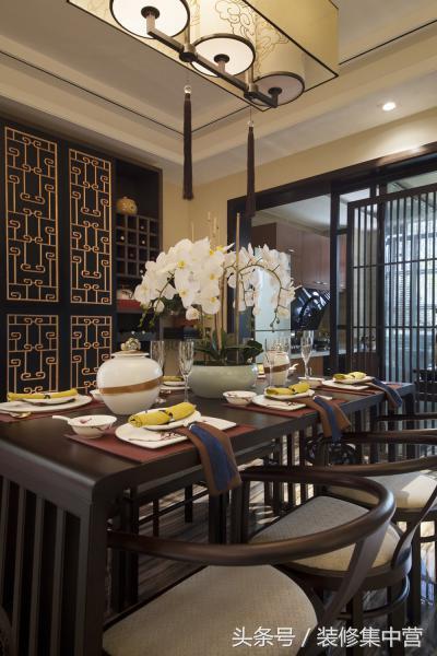 200平新中式裝修，現代時尚元素與傳統風格文化的融合與碰撞