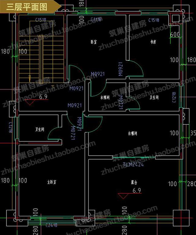 3款占地100平方米三層農(nóng)村獨(dú)棟自建別墅設(shè)計(jì)圖，豪華大氣，造價(jià)僅30萬