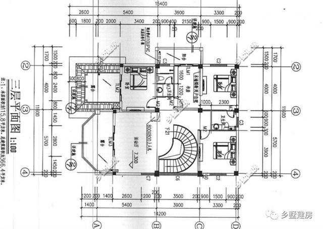 三層農村自建房，13.3×14.6米，完美的空間布局，完勝城市商品房！