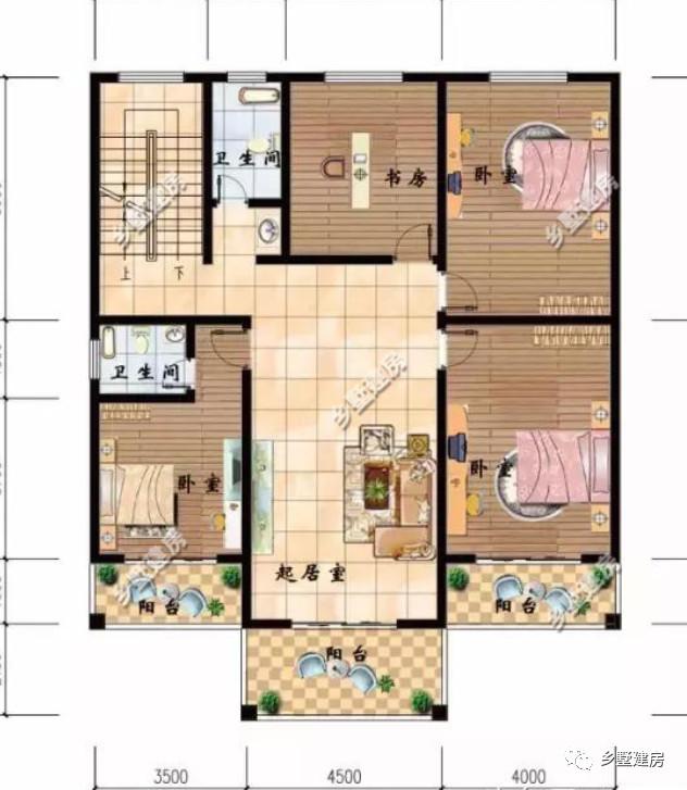 三層農村自建房，13.3×14.6米，完美的空間布局，完勝城市商品房！