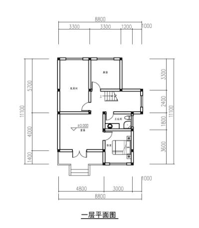 三層農村自建房，占地90平方米，外觀大氣簡約，室內功能齊全，小地基也可以建美美的別墅！