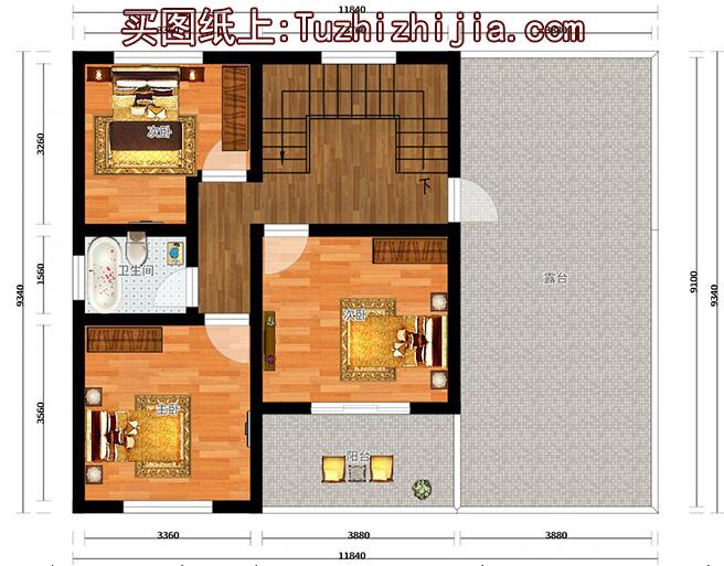 3款農村10萬元二層樓房設計圖，70-100平別墅，超實用！