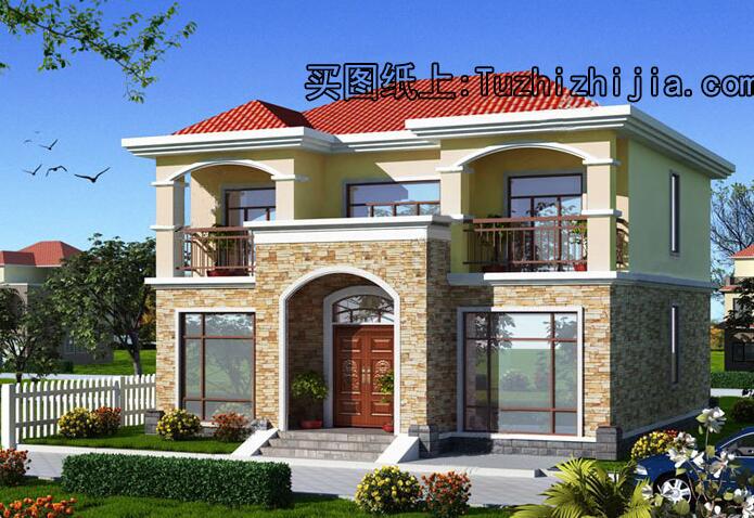 3款農村10萬元二層樓房設計圖，70-100平別墅，超實用！