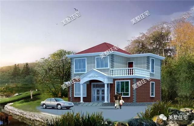 11X9米農村兩層別墅設計圖，不僅外觀好看，布局實用，造價也很低，最多20萬，絕對是首選！