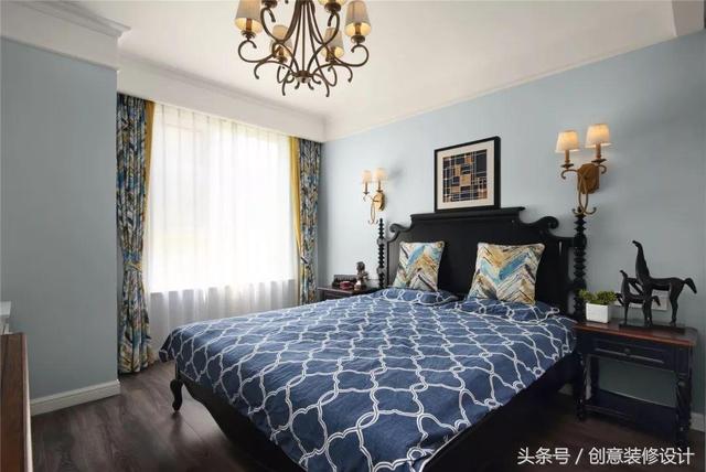 110㎡美式小三居用了32萬裝修，爸媽最滿意老人房的設計！