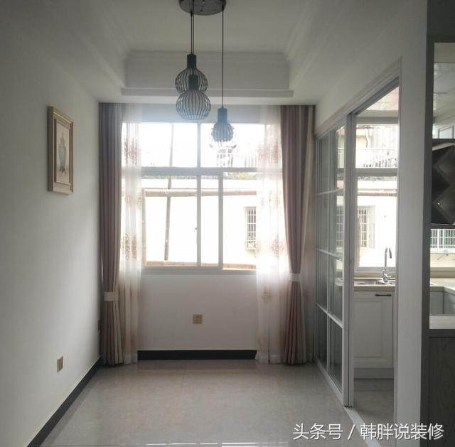 90㎡小三房簡裝8萬搞定，工薪階層新房裝修，瓷磚搭配大白墻。