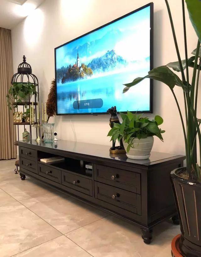 偏美式風格裝修，裝修4個多月，最滿意客廳裝修，榻榻米美觀又實用