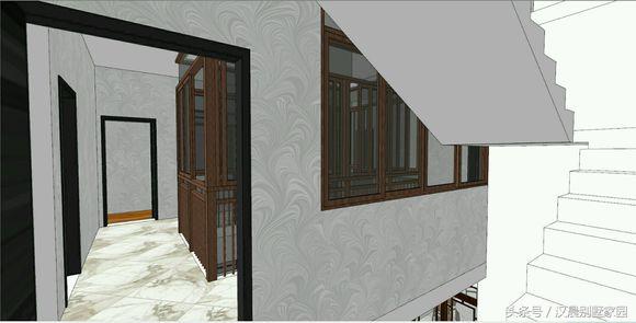 12X17米經(jīng)典新中式三層別墅設(shè)計(jì)圖，車庫(kù)+院子+堂屋，完美布局低調(diào)內(nèi)涵！