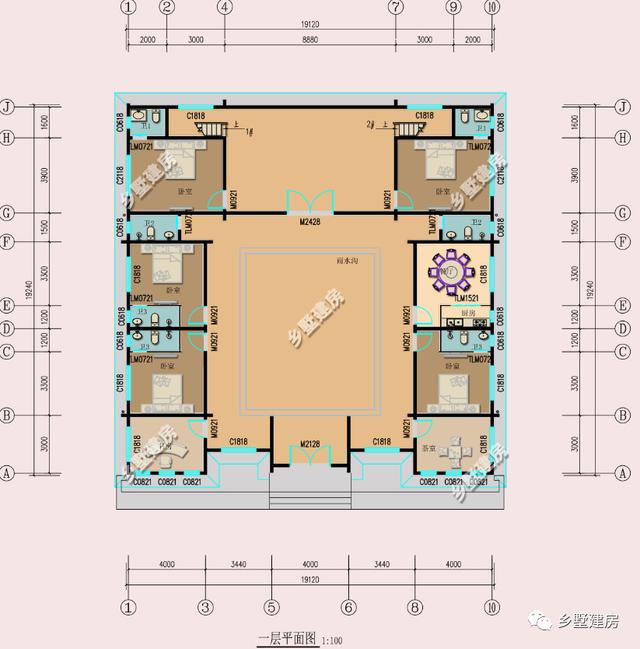 兩款新中式四合院設(shè)計圖，完美的將傳統(tǒng)與現(xiàn)代相結(jié)合，打造最適合你的別墅！