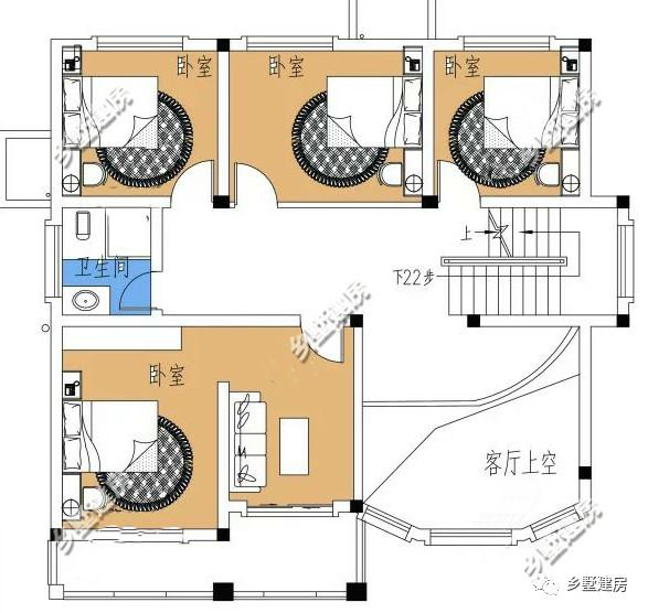 兩款款別致小洋樓設計圖，張揚而又接地氣，建一棟超有面子！
