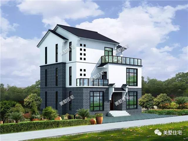 3套新中式風(fēng)格的別墅戶型圖，造價(jià)30萬左右，造型更符合現(xiàn)代人的審美