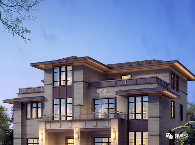 一款三層新中式別墅，讓你在鄰居面前驕傲一輩子，有實(shí)力就是那么自信！